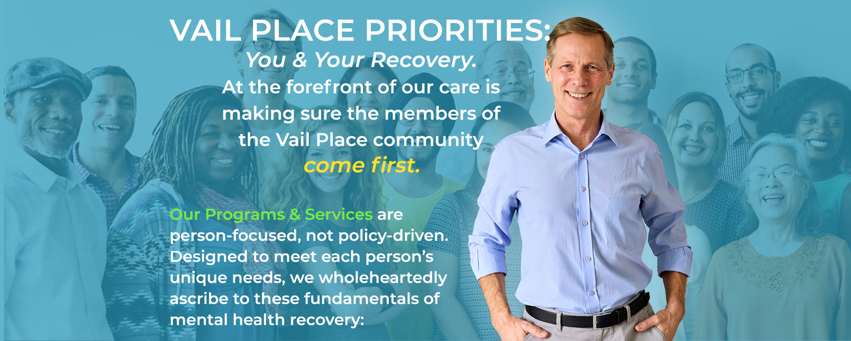 Our first person care banner - Vailplace